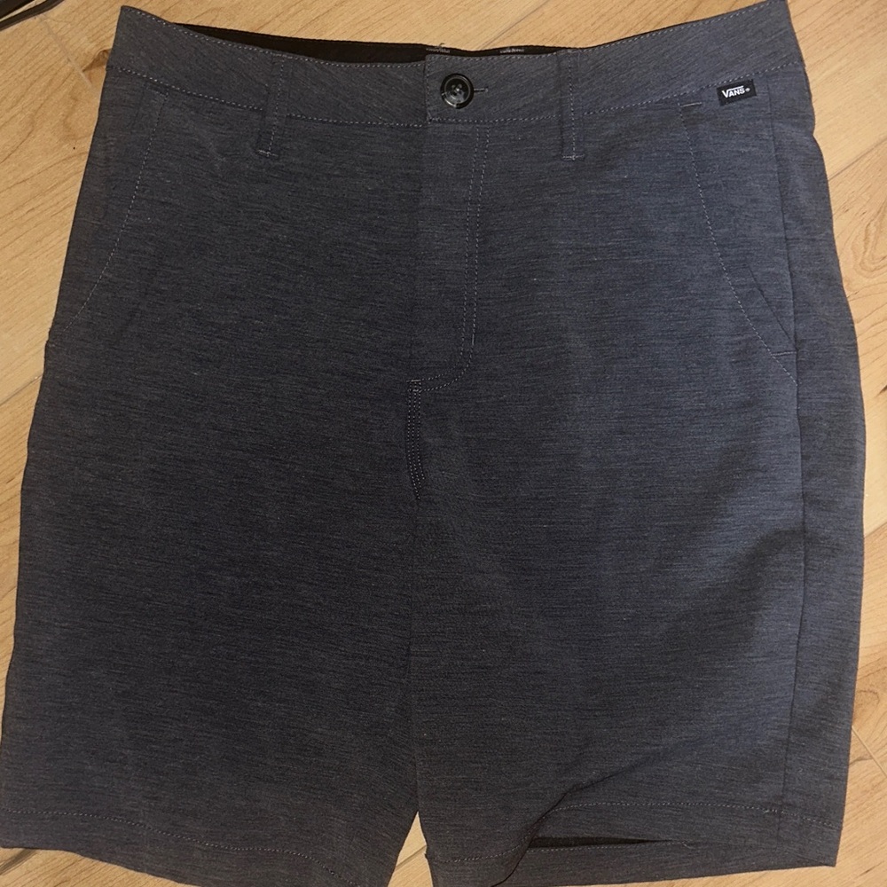 Vans Men's Charcoal Flat Front Shorts